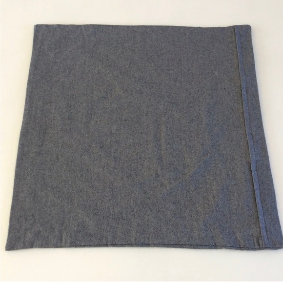 Michael Kors MK Home Decorative Pillow Cover Square 26x26 Wool Rayon Metal Studs - Picture 3 of 6